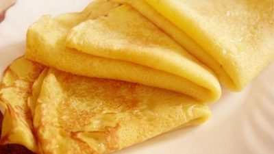 Золотистые блины без яиц