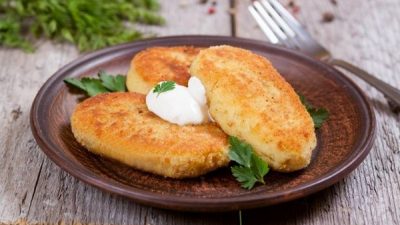 Зразы из картофеля с мясным фаршем