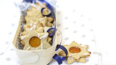 Звездное печенье с джемом
